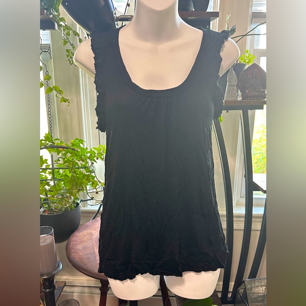 Black JCrew Flowy Tank Top